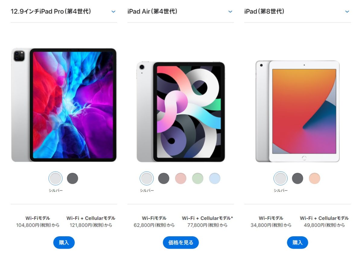 後悔しない おすすめipadモデル 用途別の選び方 21年最新比較 電脳ライフ